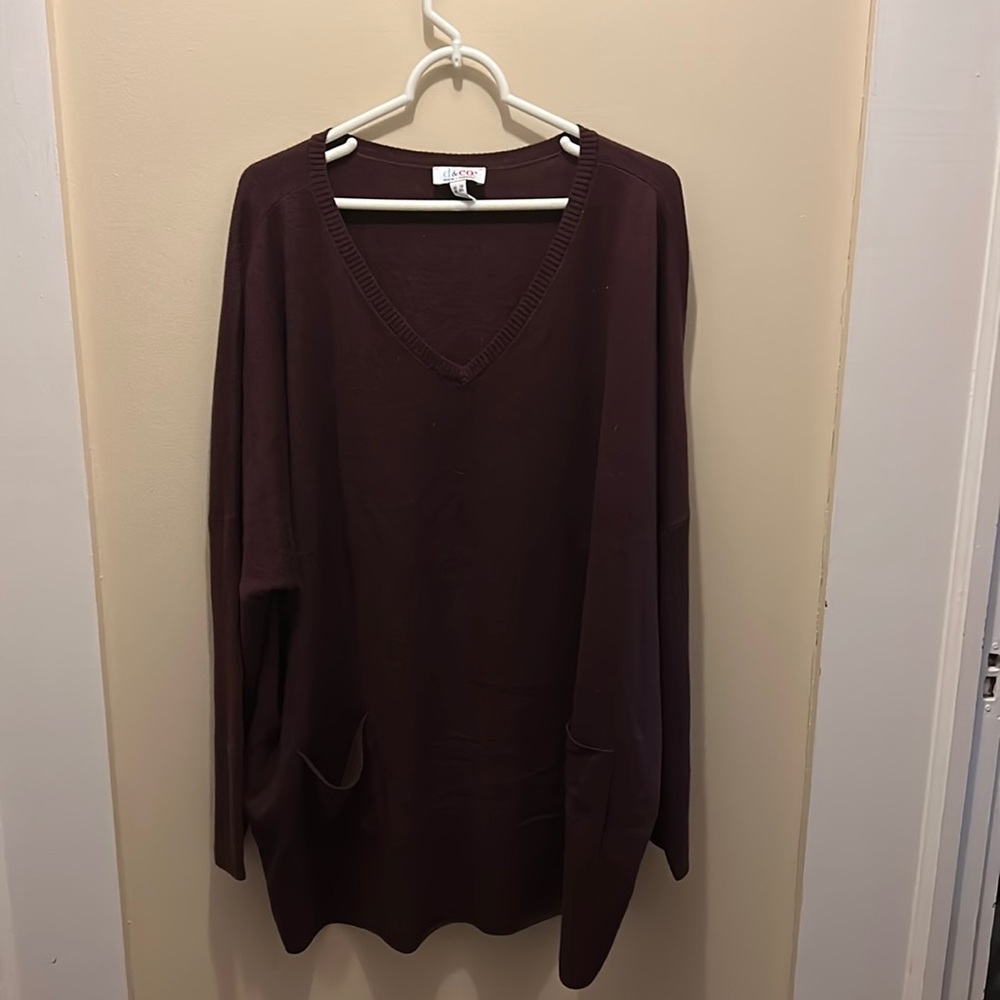 Denim and Co size 3x sweater.